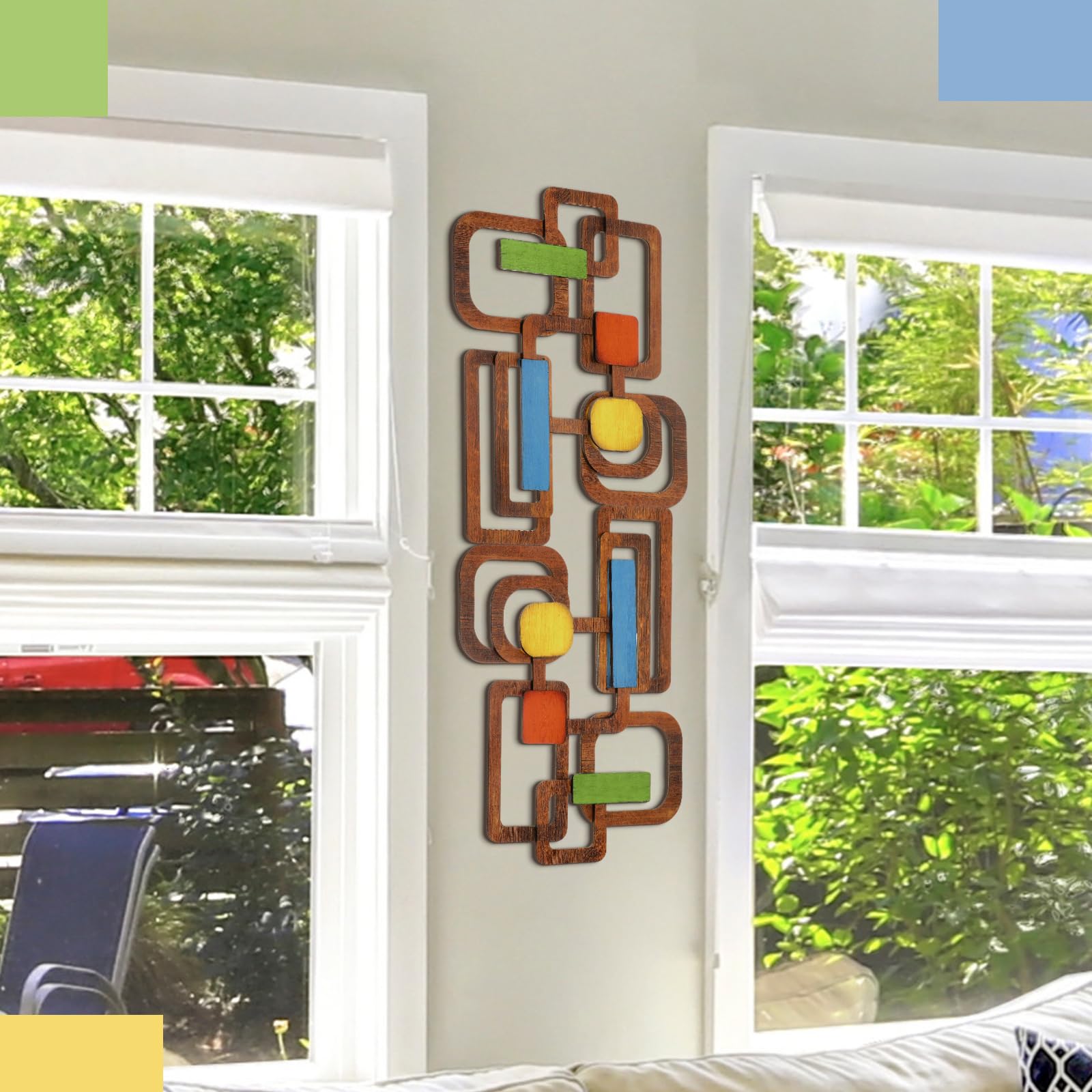 Amazon.co.jp: CroBlissful 2ピース 木製 ミッドセンチュリー モダン